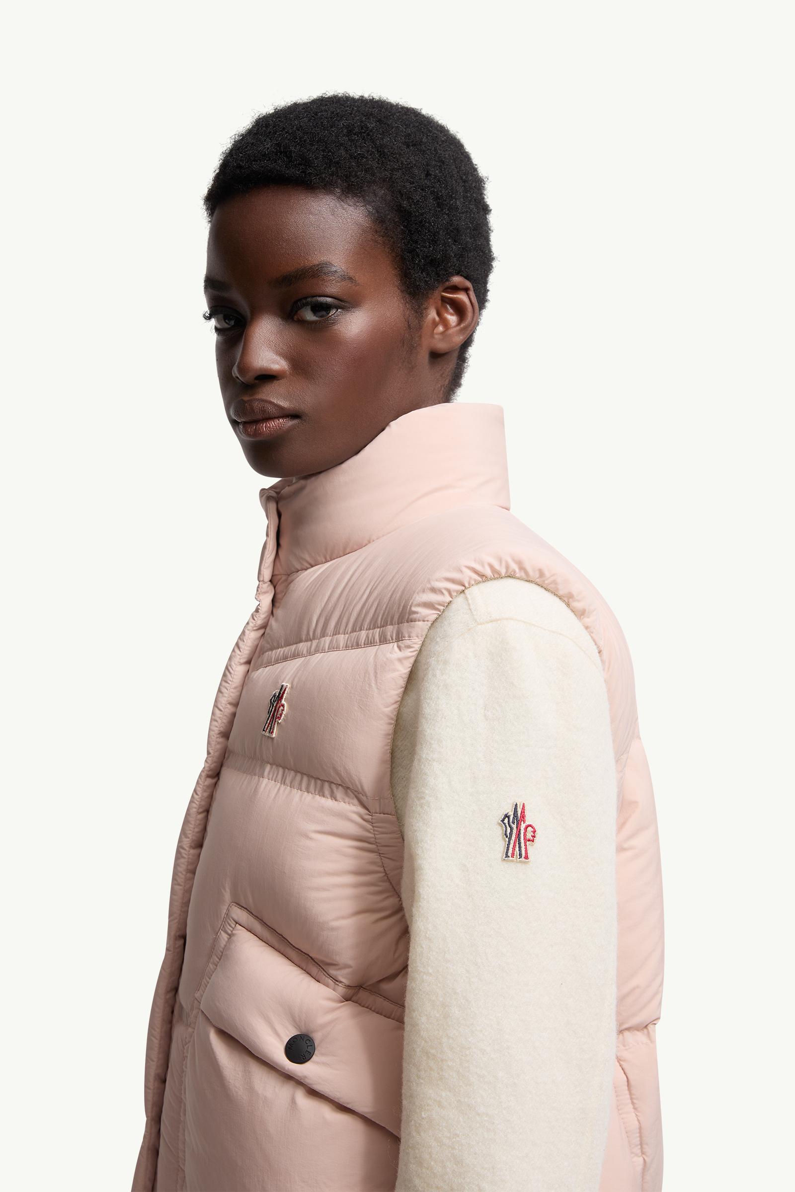 Pink Baise Down Vest - Vests for Women | Moncler US