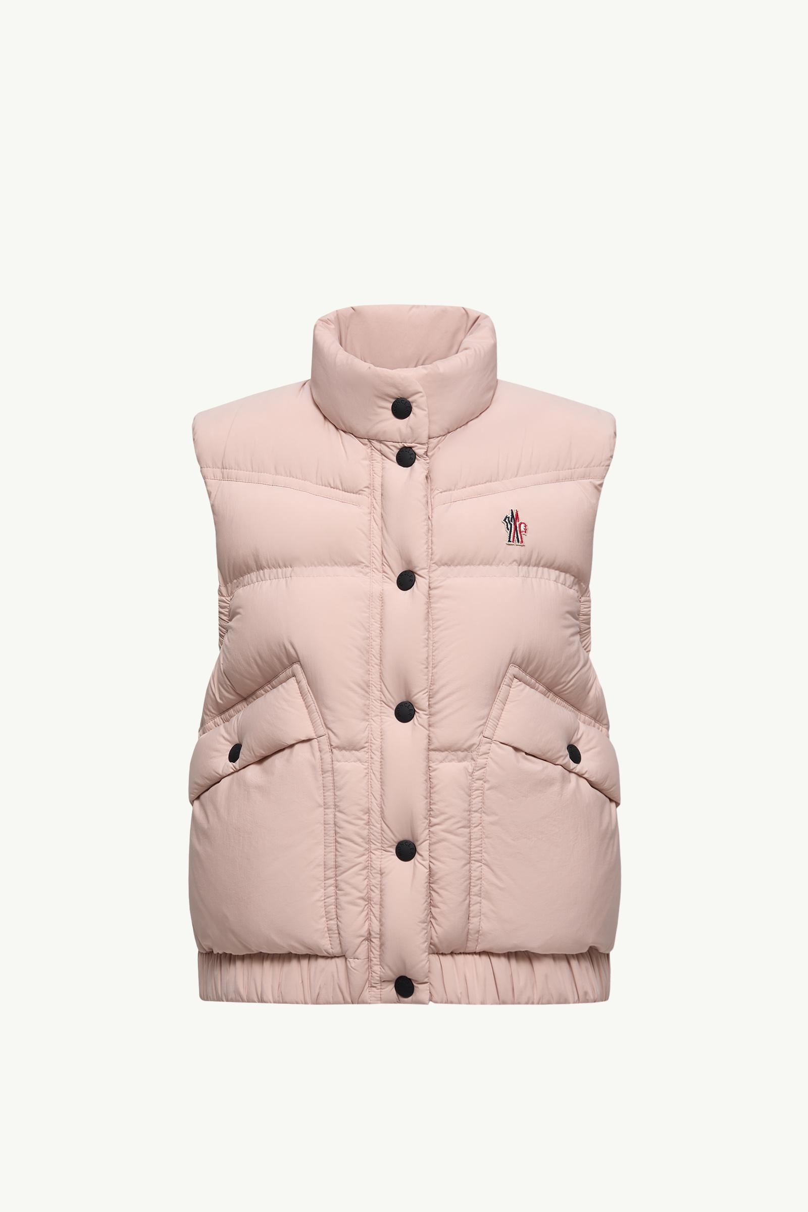 Pink Baise Down gilet - Vests for Women | Moncler IT