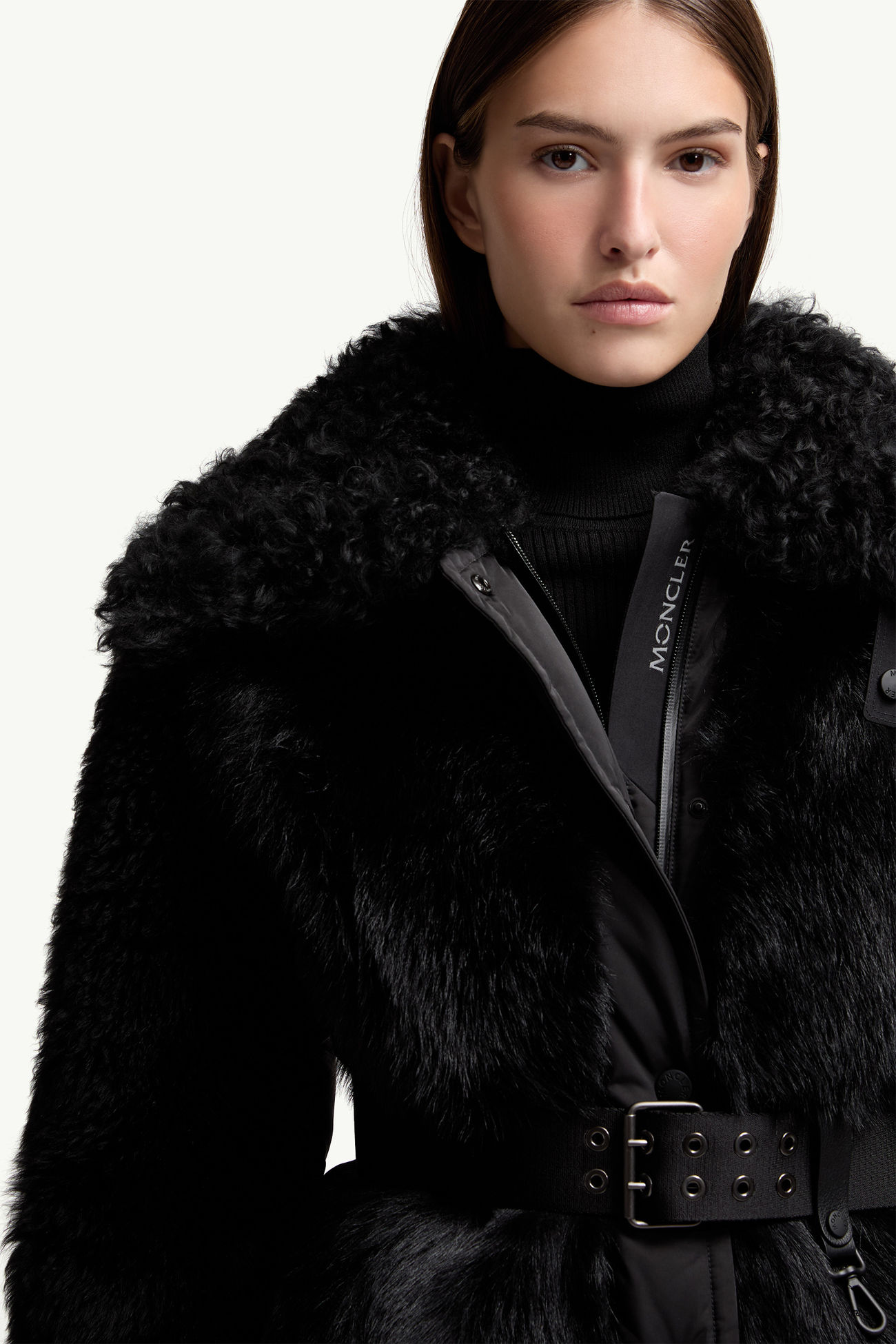 Valdivian女士羊毛短款羽绒夹克外套 女士 黑色 Moncler 6