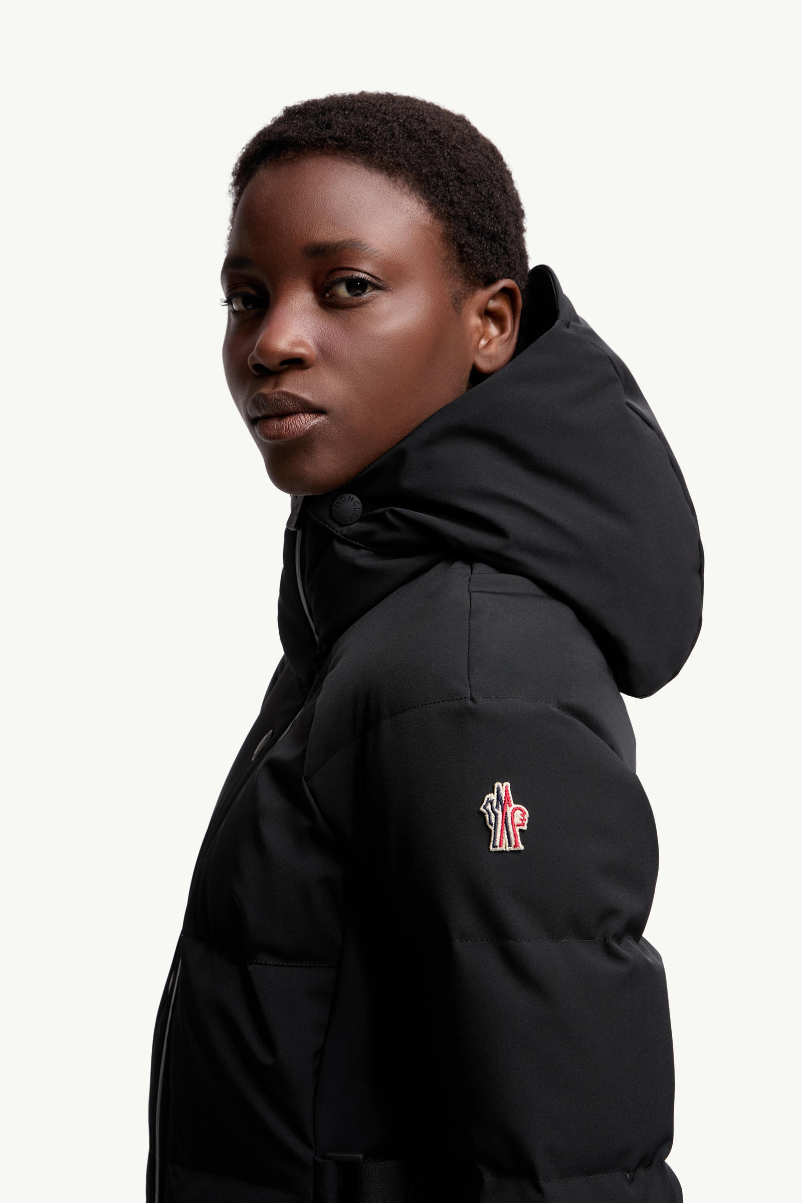 Guyane Hooded Down Ski Jacket ブラック Moncler 1