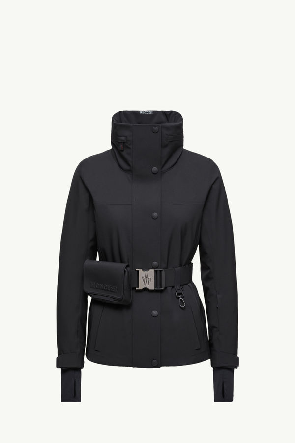 Hainets Hooded Padded Ski Jacket Women Black Moncler 2