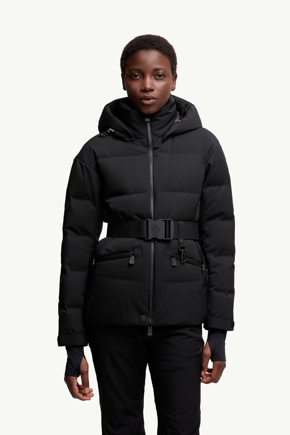 Tolima Hooded Down Ski Jacket Women Black Moncler 3