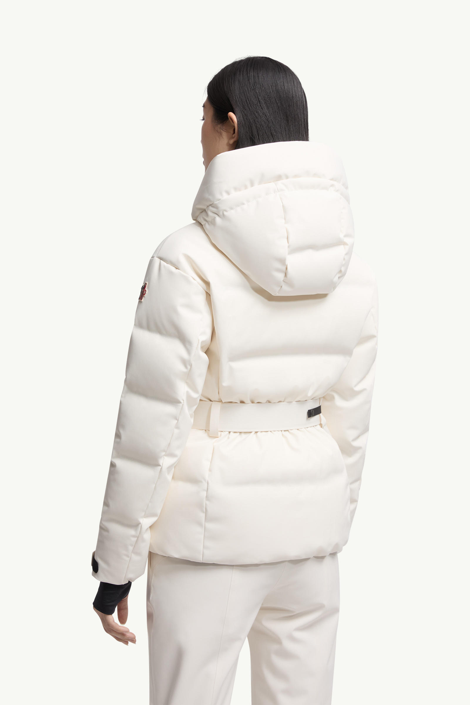 Tolima Hooded Down Ski Jacket Women White Moncler 4