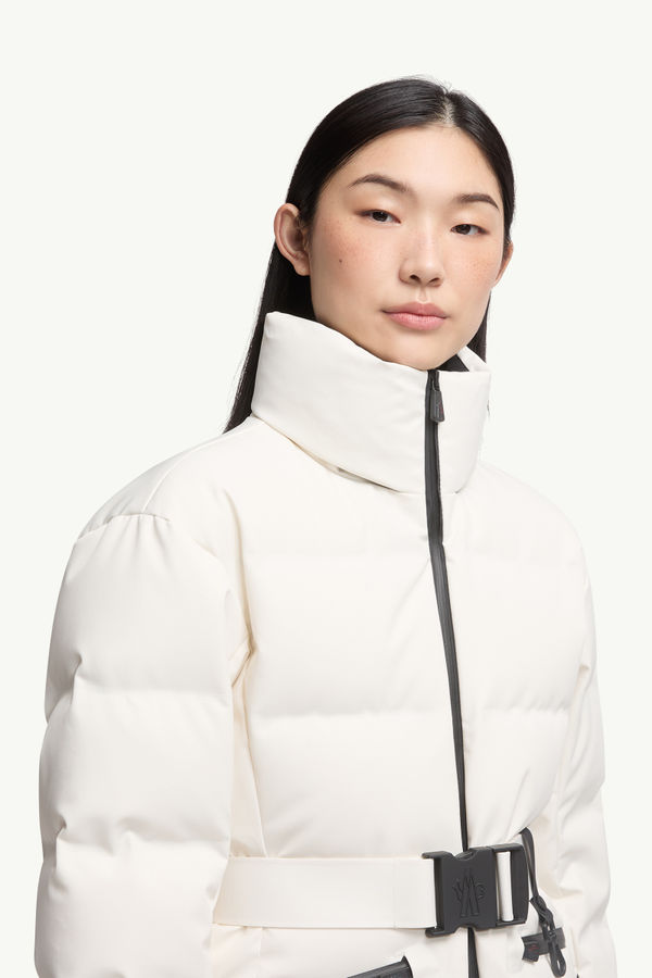 Tolima Hooded Down Ski Jacket Women White Moncler 5