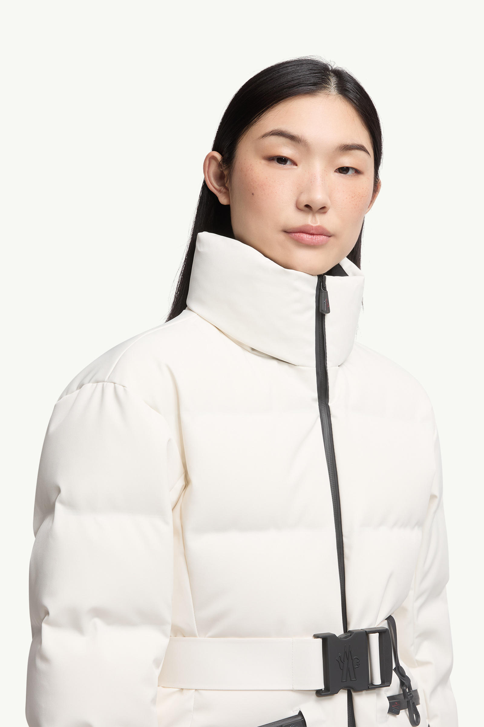 Tolima Hooded Down Ski Jacket Women White Moncler 5