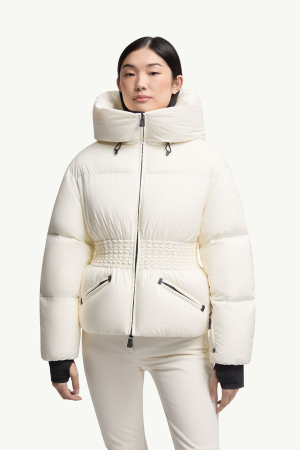 Doudoune de ski à capuche Wollemi Femmes Blanc Ivoire Moncler 3