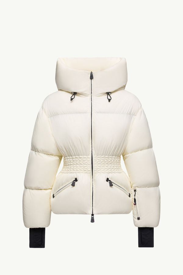 Doudoune de ski à capuche Wollemi Femmes Blanc Ivoire Moncler 2