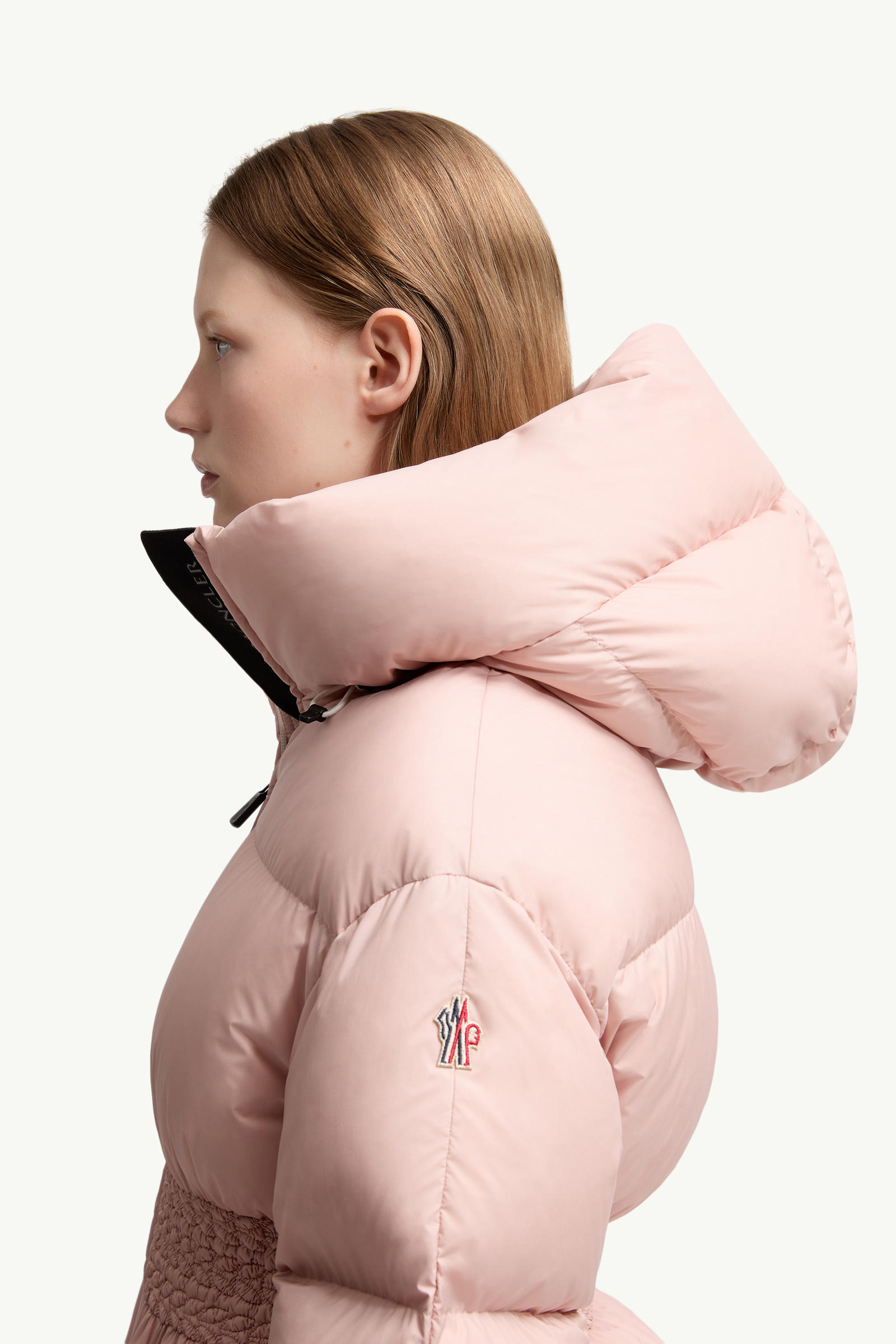 Wollemi Hooded Down Ski Jacket Women Pink Moncler 1