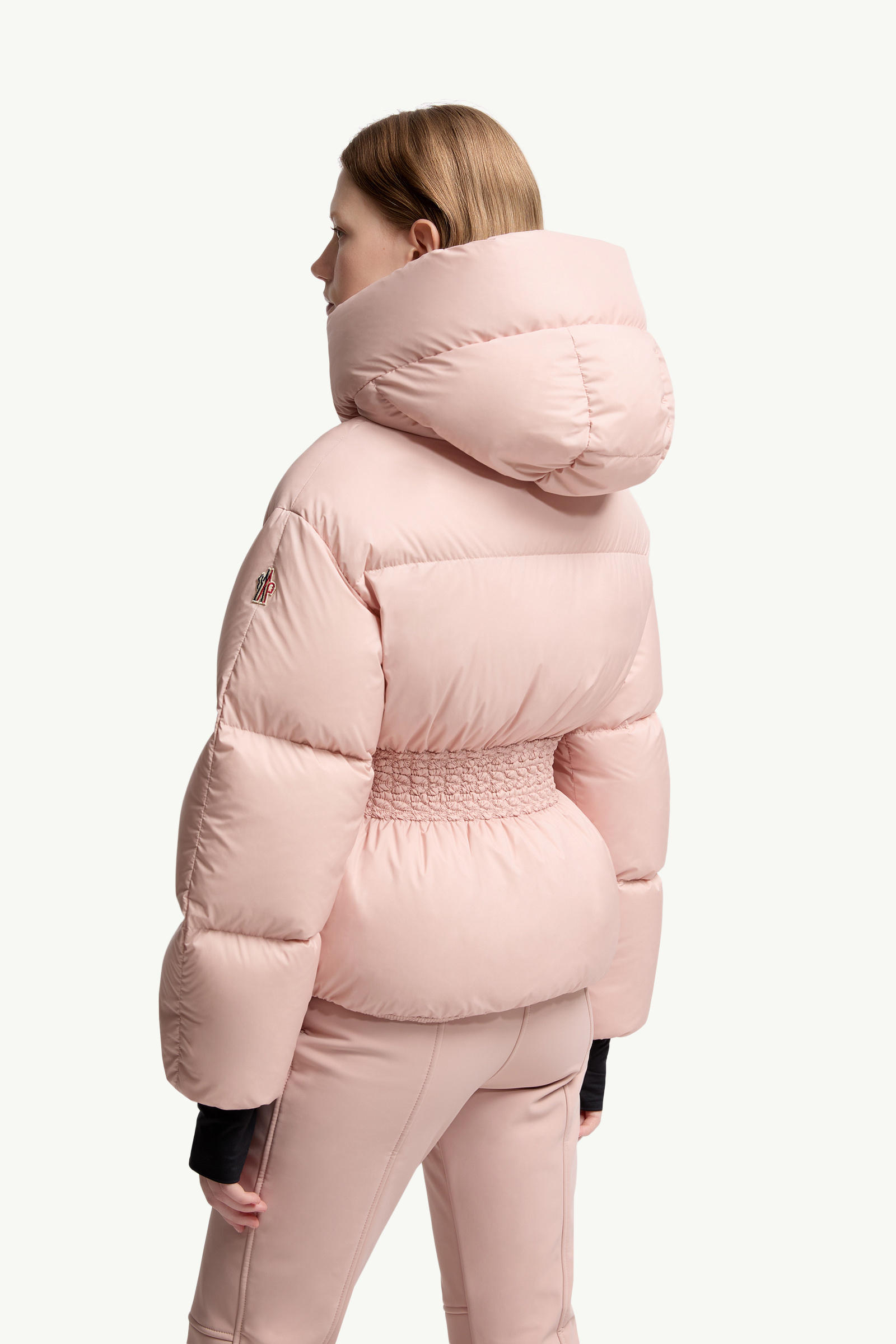 Wollemi Hooded Down Ski Jacket Women Pink Moncler 4