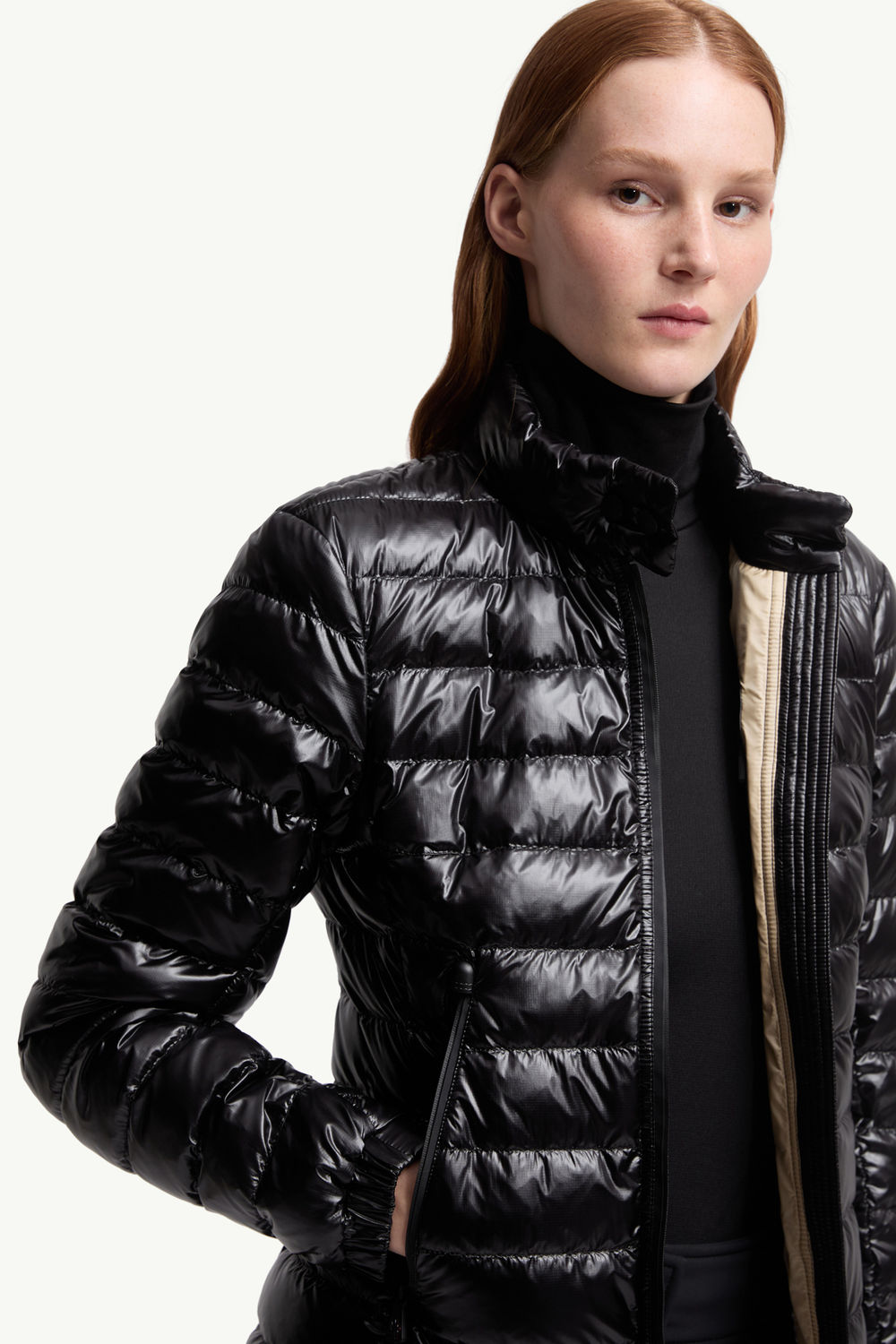 Walibi Packable Short Down Jacket Women Black Moncler 5