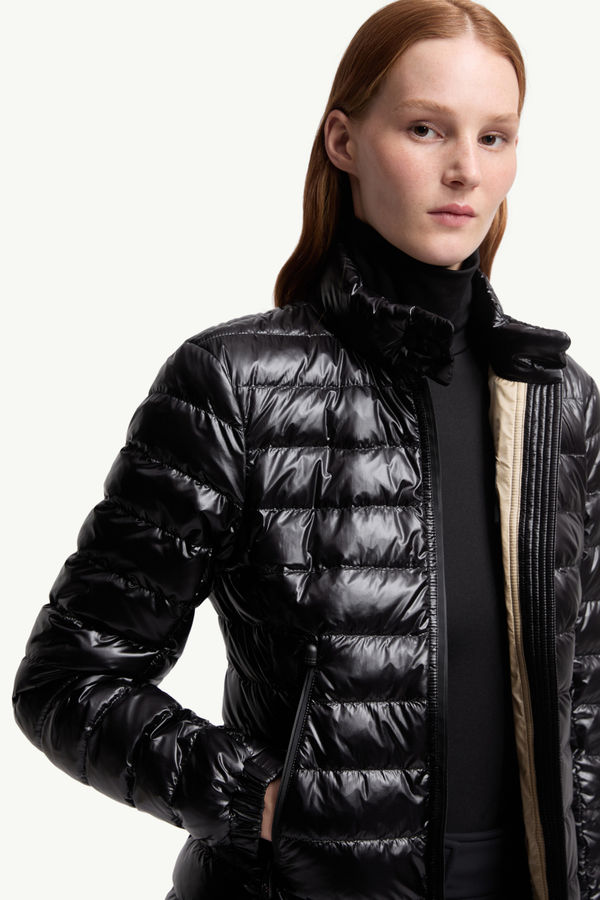 Walibi Packable Short Down Jacket Women Black Moncler 5