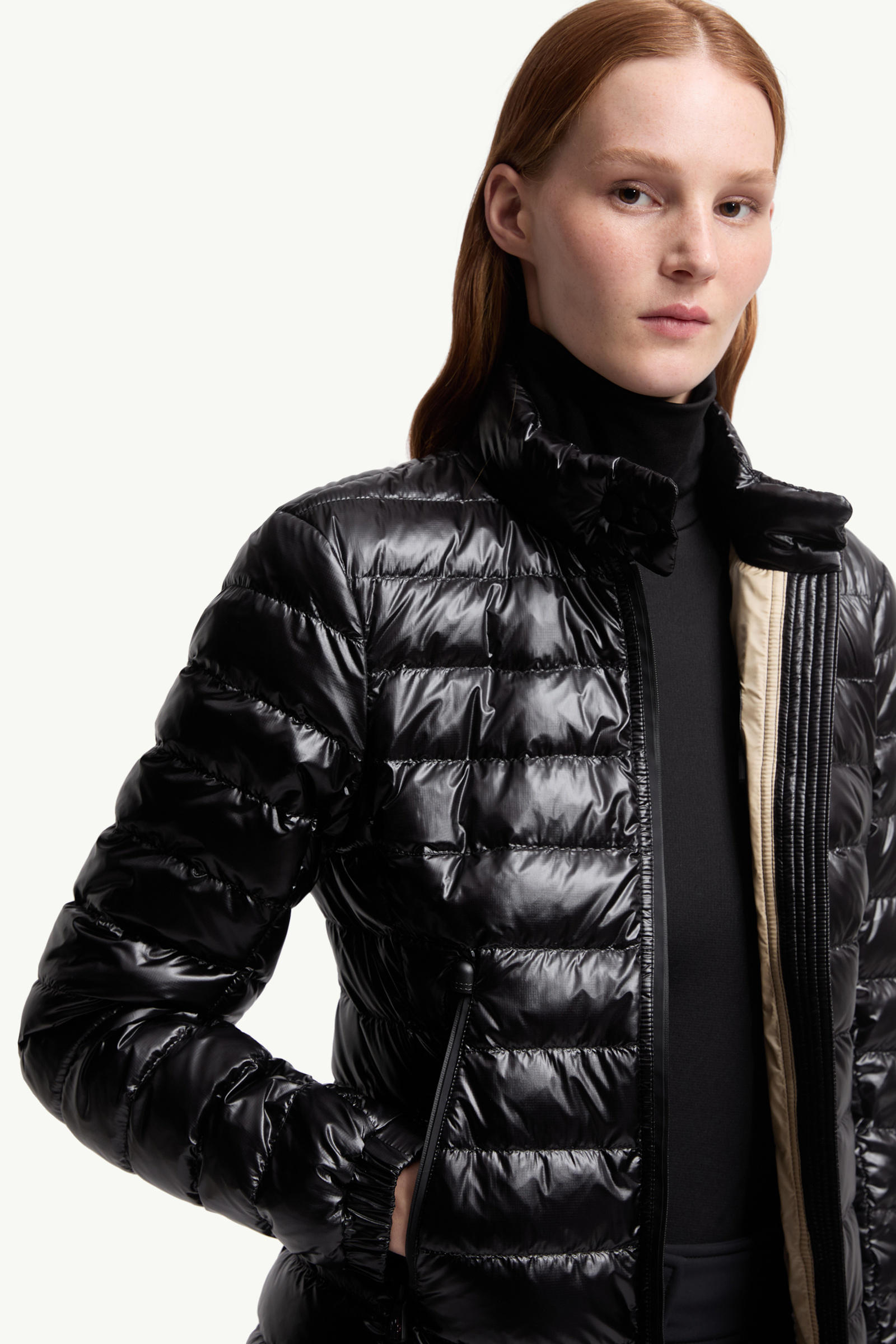 Walibi Packable Short Down Jacket Women Black Moncler 5