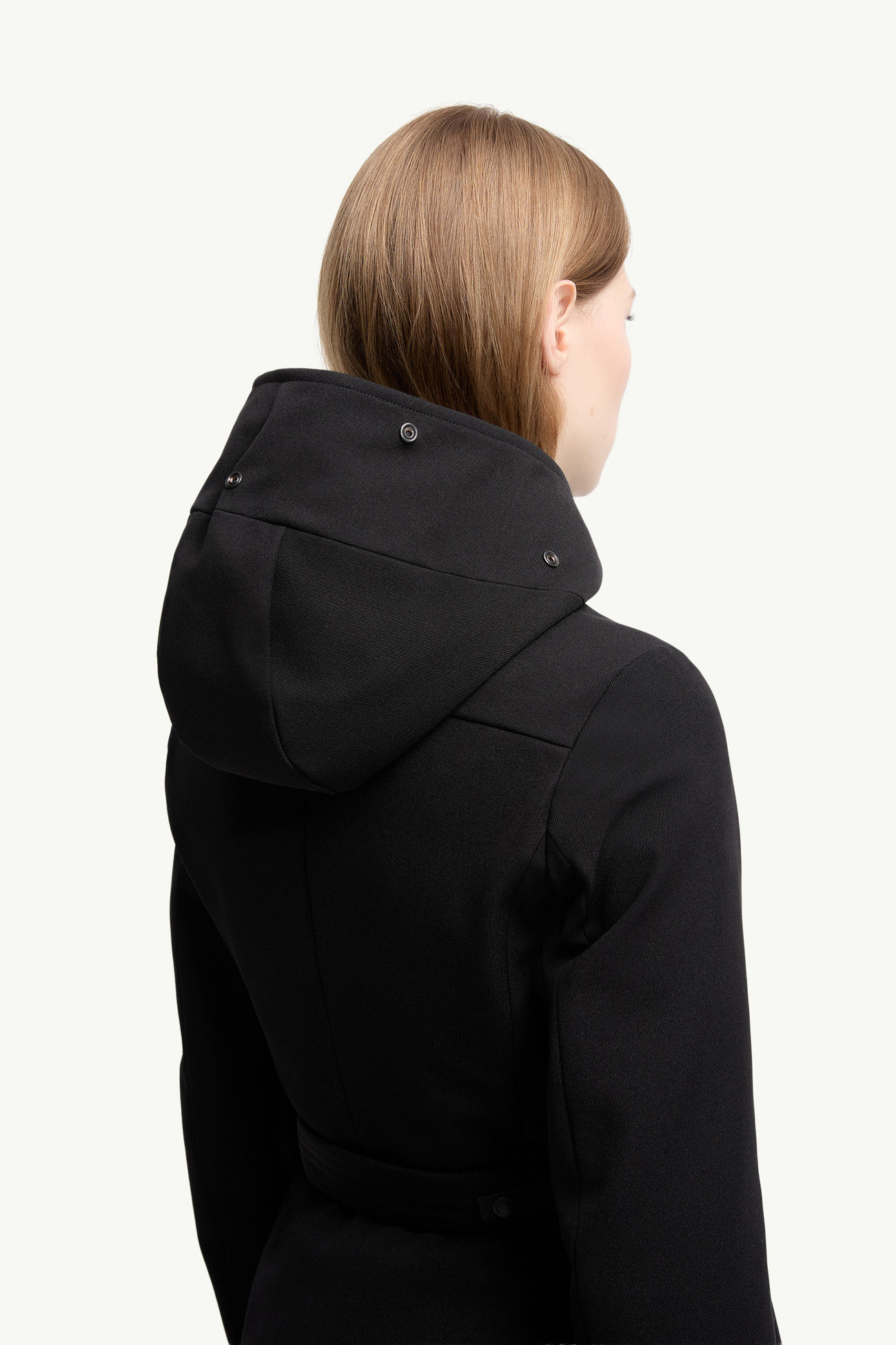 Bauges連帽羔羊毛飾邊滑雪羽絨外套 女士 黑色 Moncler 6