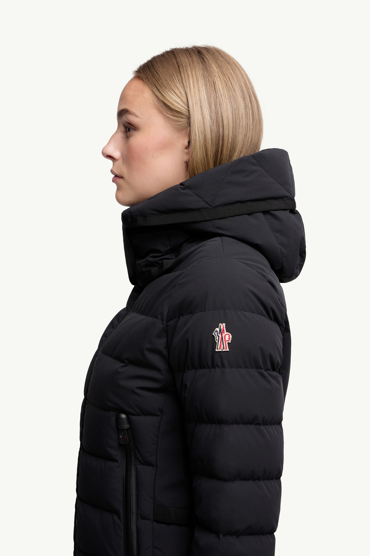 Lamoura Daunen-Skijacke mit Kapuze Damen Schwarz Moncler 1