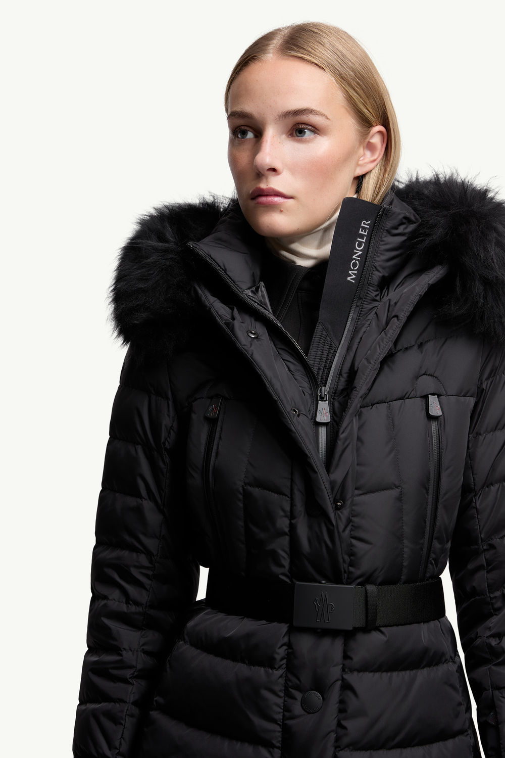 Beverleyスキーダウンジャケット レディース ブラック Moncler 6