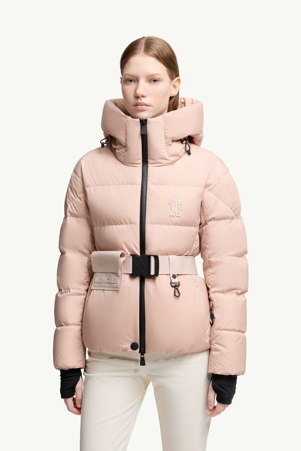 Piumino da sci Bouquetin con cappuccio Donna Rosa Moncler 3