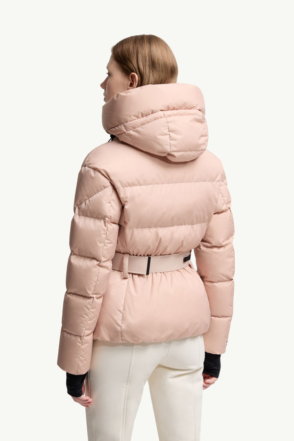 Piumino da sci Bouquetin con cappuccio Donna Rosa Moncler 4