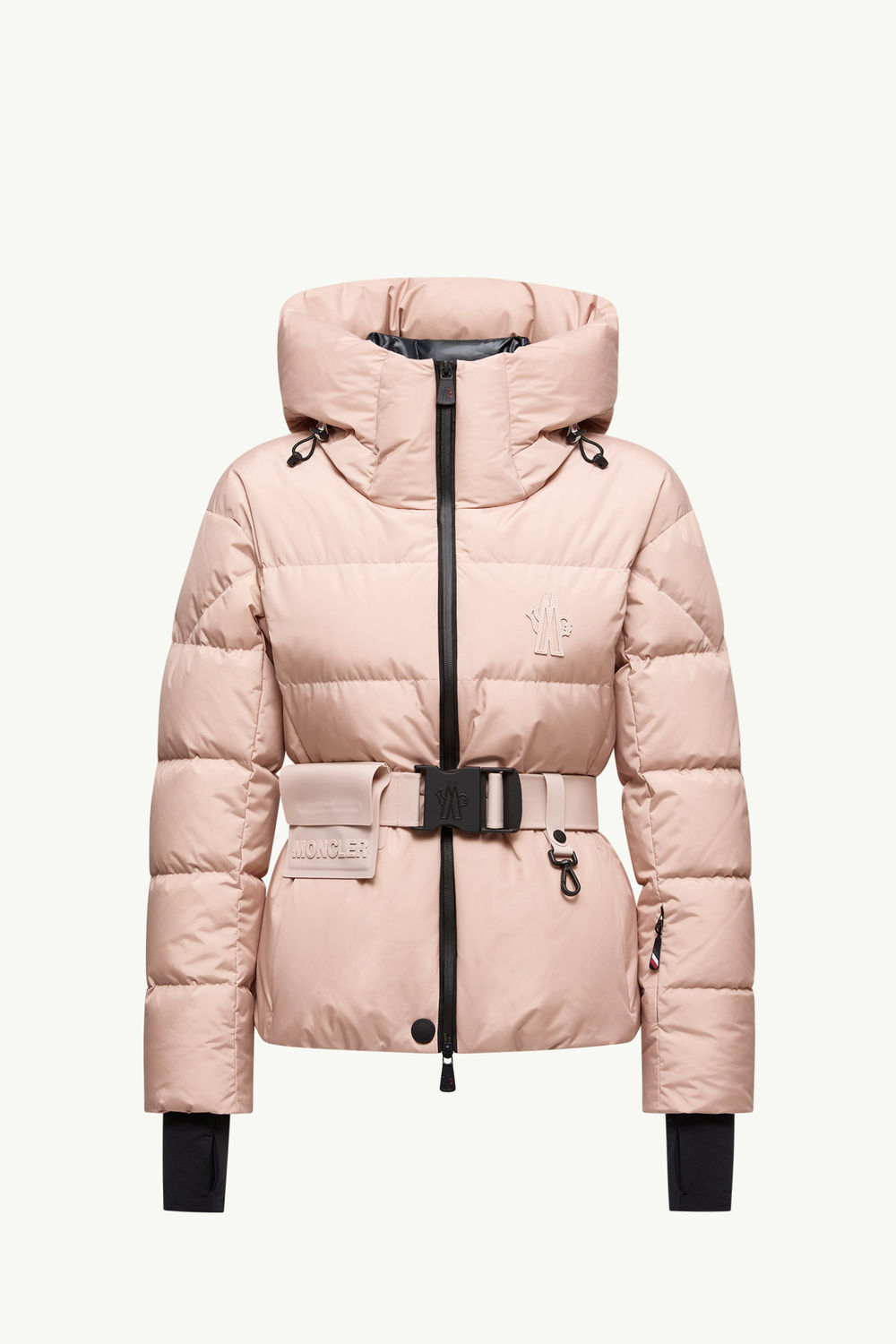 Bouquetin Hooded Down Ski Jacket Women Pink Moncler 2