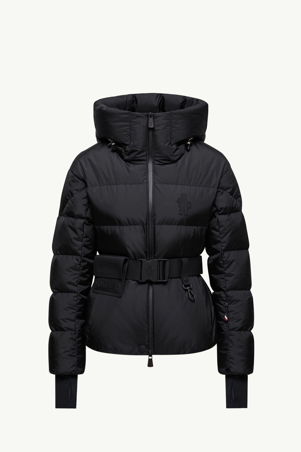 Bouquetin Hooded Down Ski Jacket Women Black Moncler 2