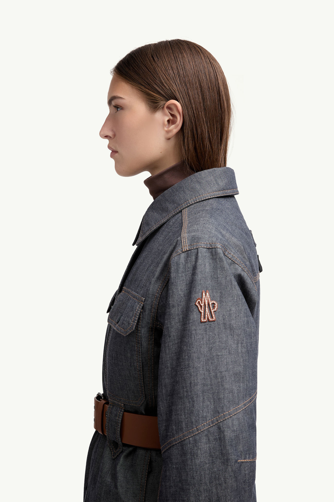 Daintree連帽滑雪羽絨外套 女士 深灰色 Moncler 1