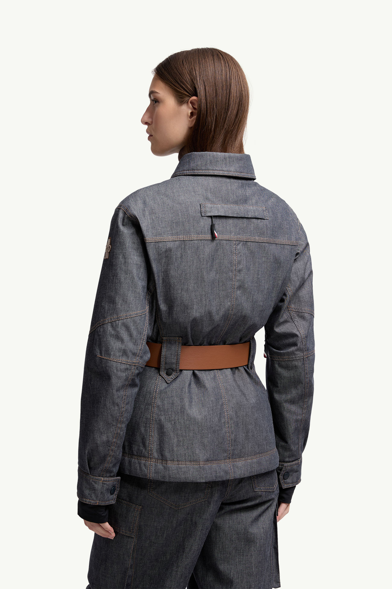 Giacca da sci Daintree imbottita con cappuccio Donna Grigio Scuro Moncler 4