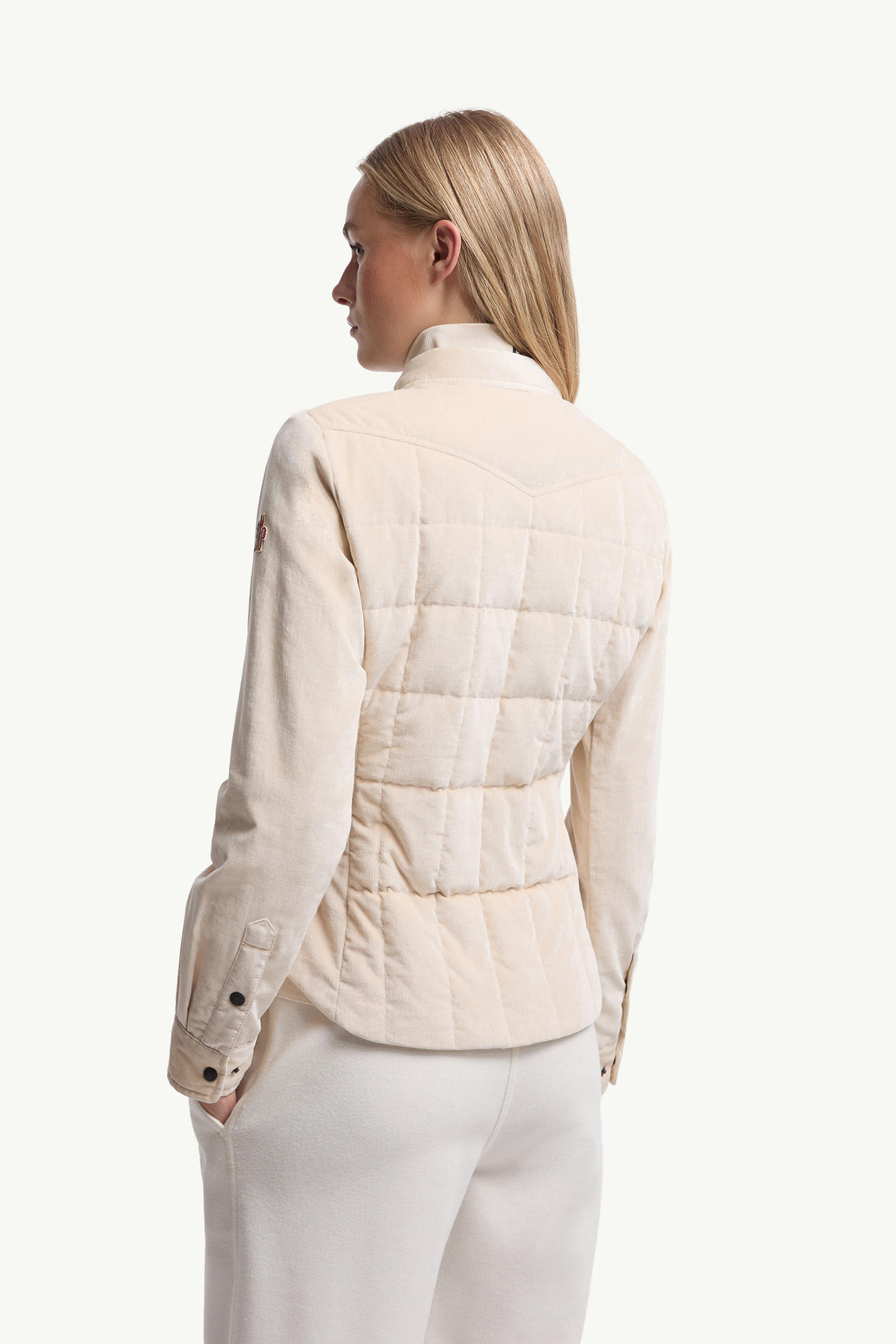 Nangy Down Shacket Women White Ivory Moncler 4