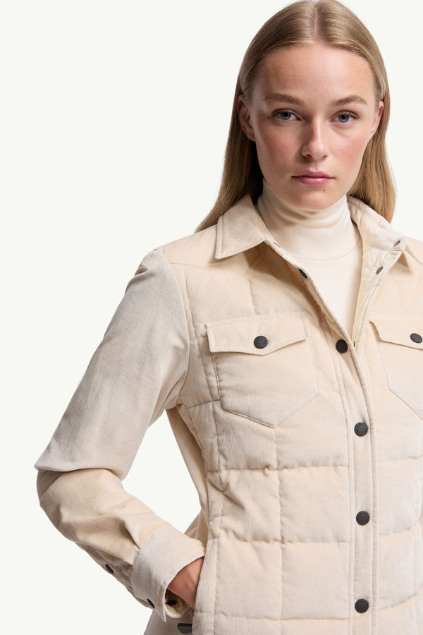 Shacket en duvet Nangy Femmes Blanc Ivoire Moncler 5