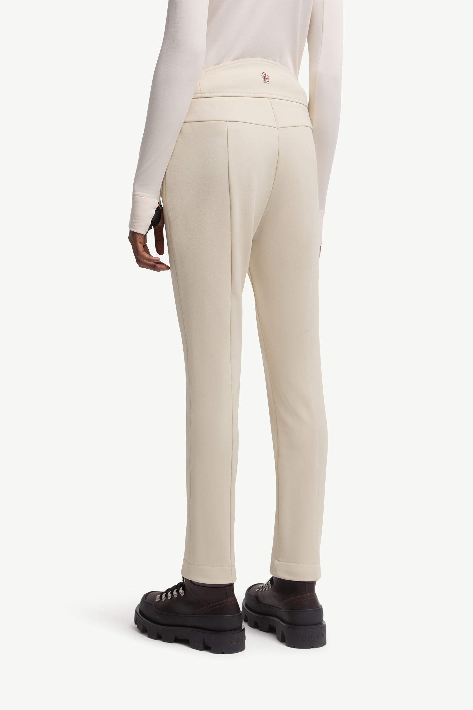Twill Trousers Women Light Beige Moncler 4