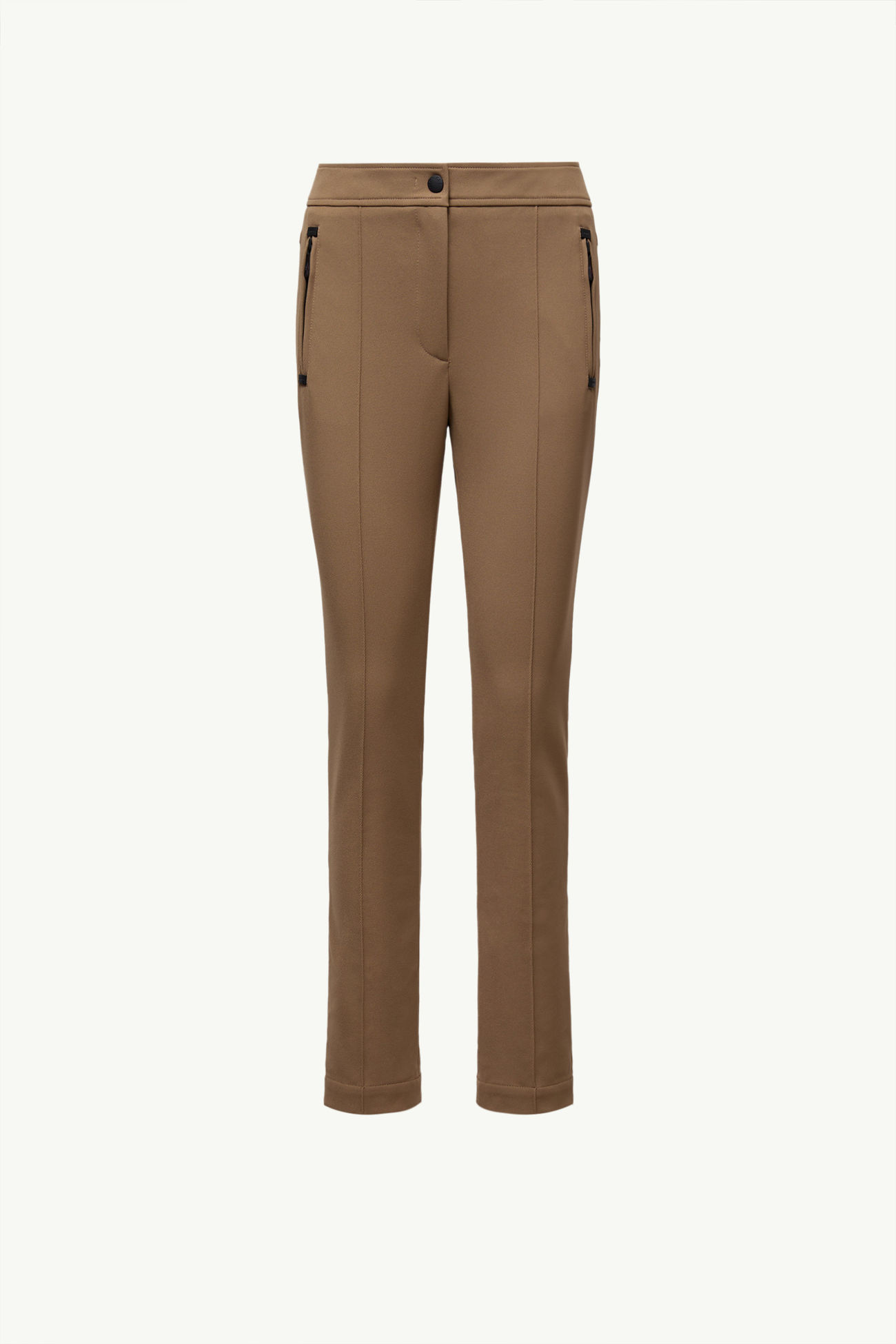 Pantaloni in twill Donna Marrone Moncler 2