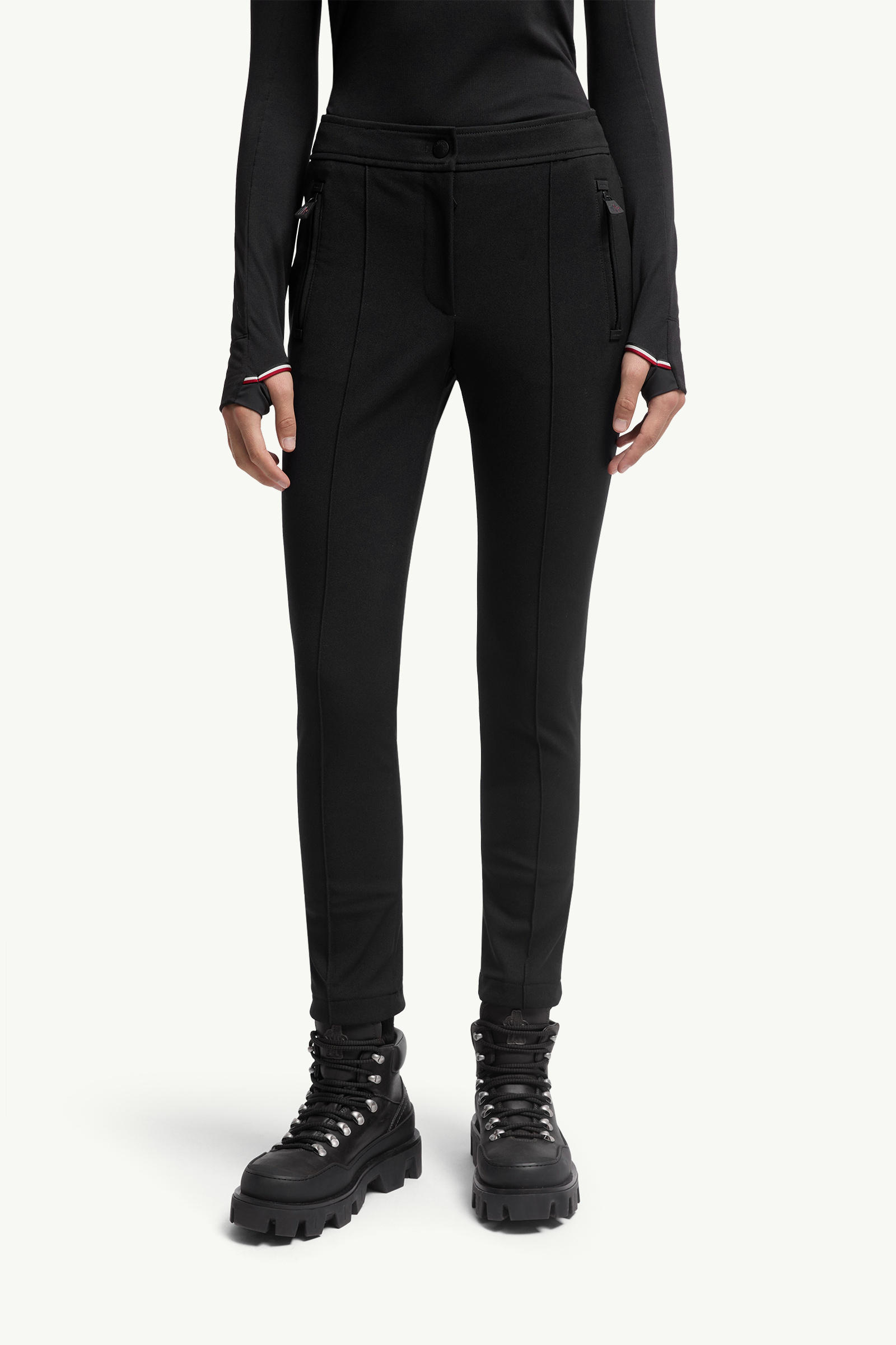 Pantalon en sergé Femmes Noir Moncler 3