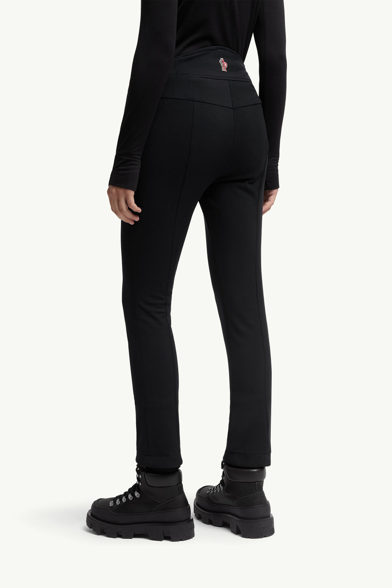 Pantaloni in twill Donna Nero Moncler 4