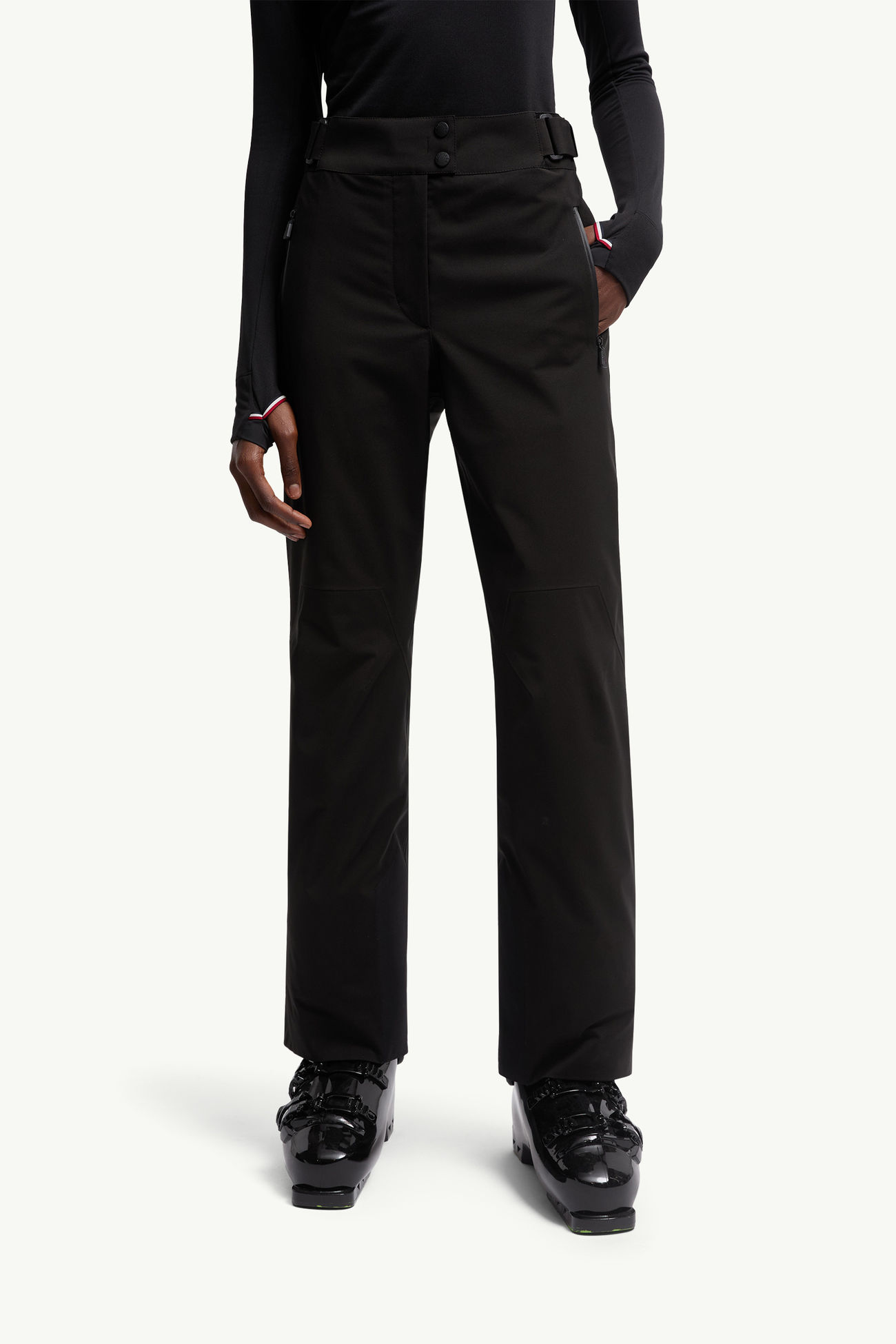 Wattierte Skihose Damen Schwarz Moncler 3