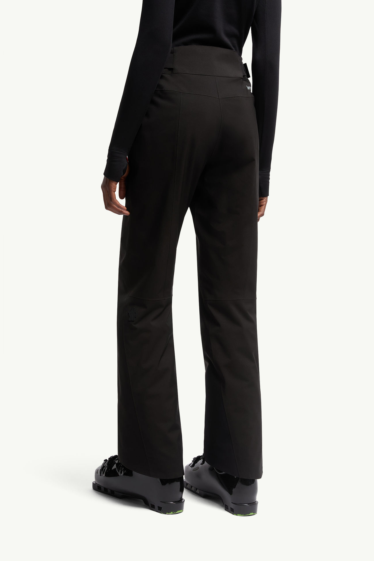 Wattierte Skihose Damen Schwarz Moncler 4