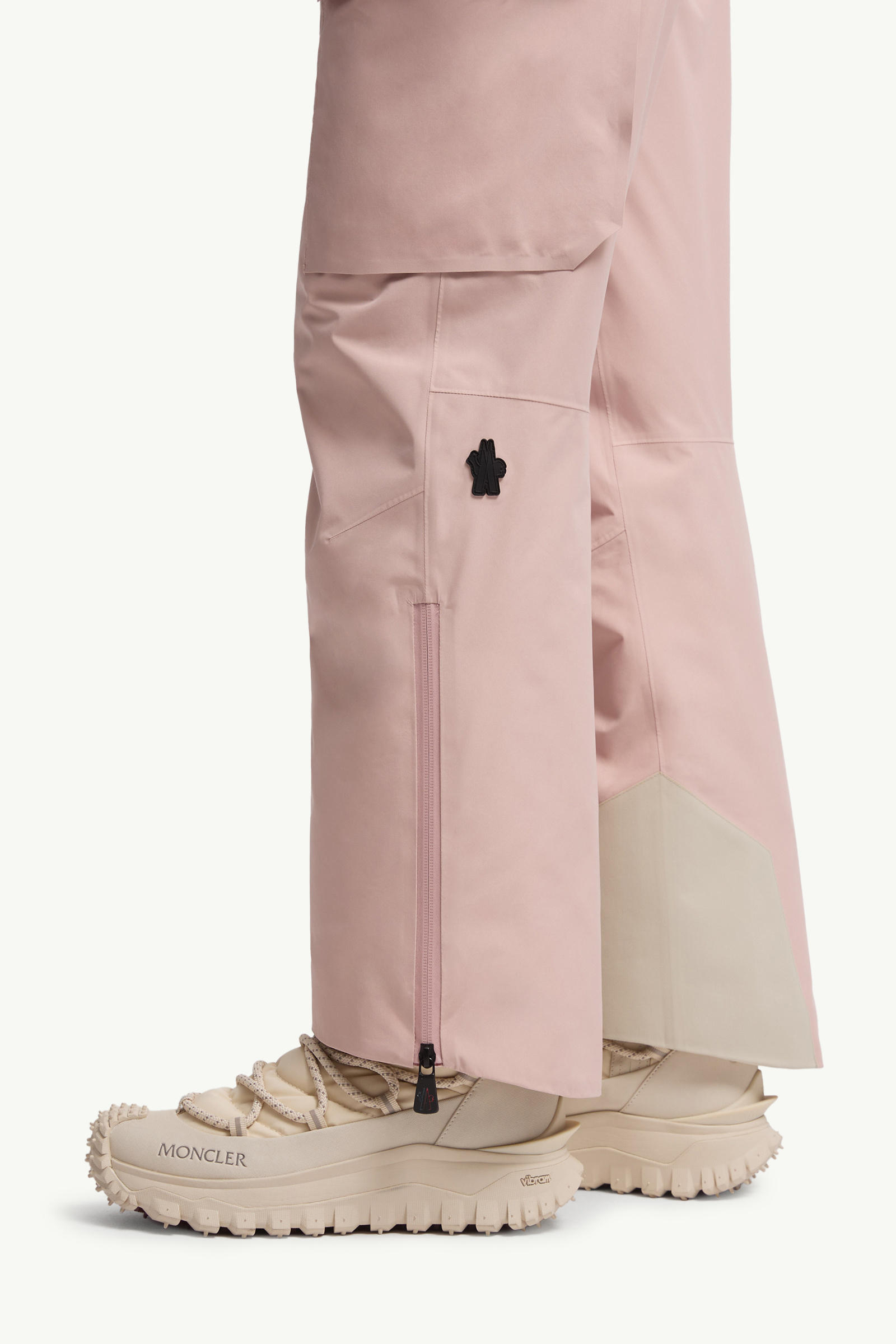 Padded GORE-TEX Ski Trousers Women Pink Moncler 1