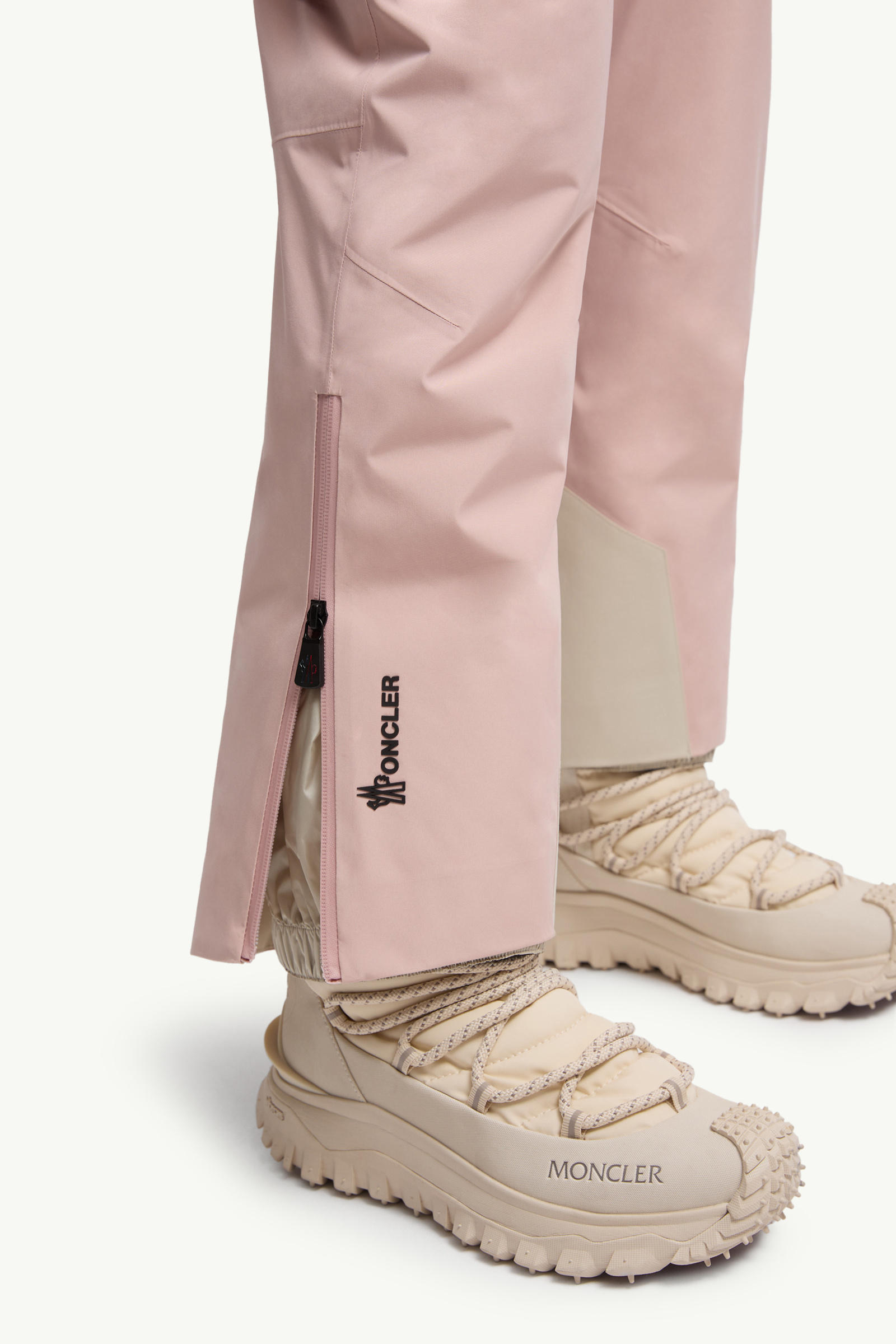 Padded GORE-TEX Ski Trousers Women Pink Moncler 6