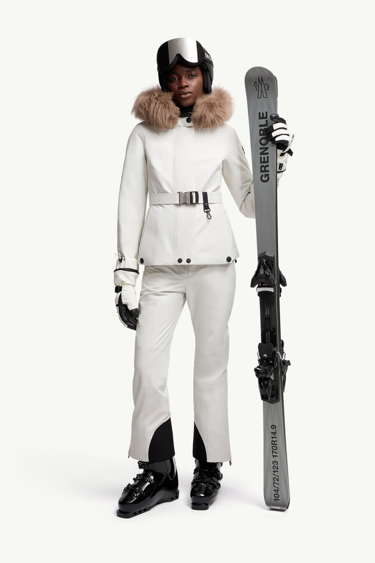 Pantaloni da sci in GORE-TEX Donna Bianco Moncler 0