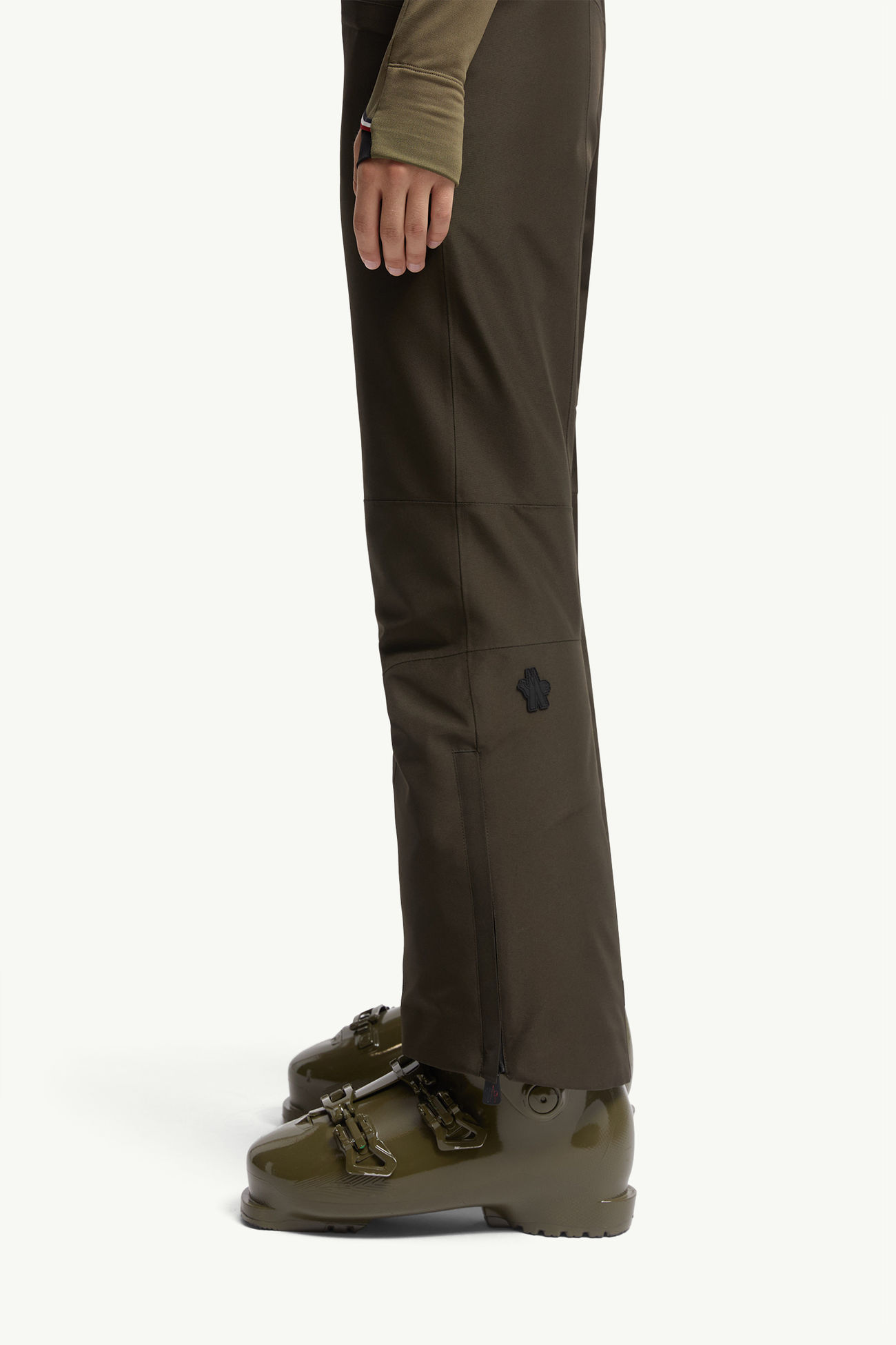 Padded GORE-TEX Ski Pants Women Dark Green Moncler 1