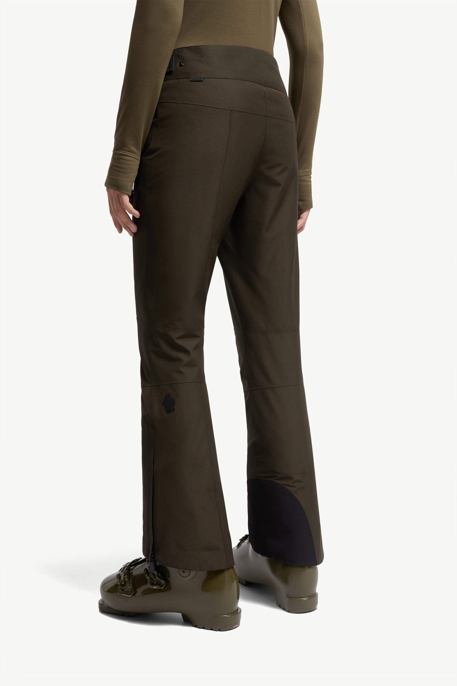 Padded GORE-TEX Ski Trousers Women Dark Green Moncler 4