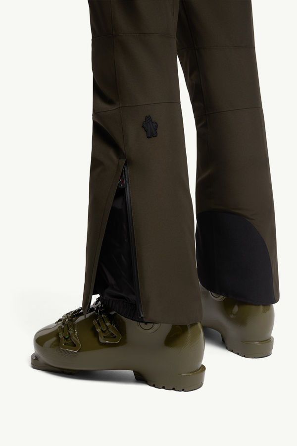 Padded GORE-TEX Ski Trousers Women Dark Green Moncler 5