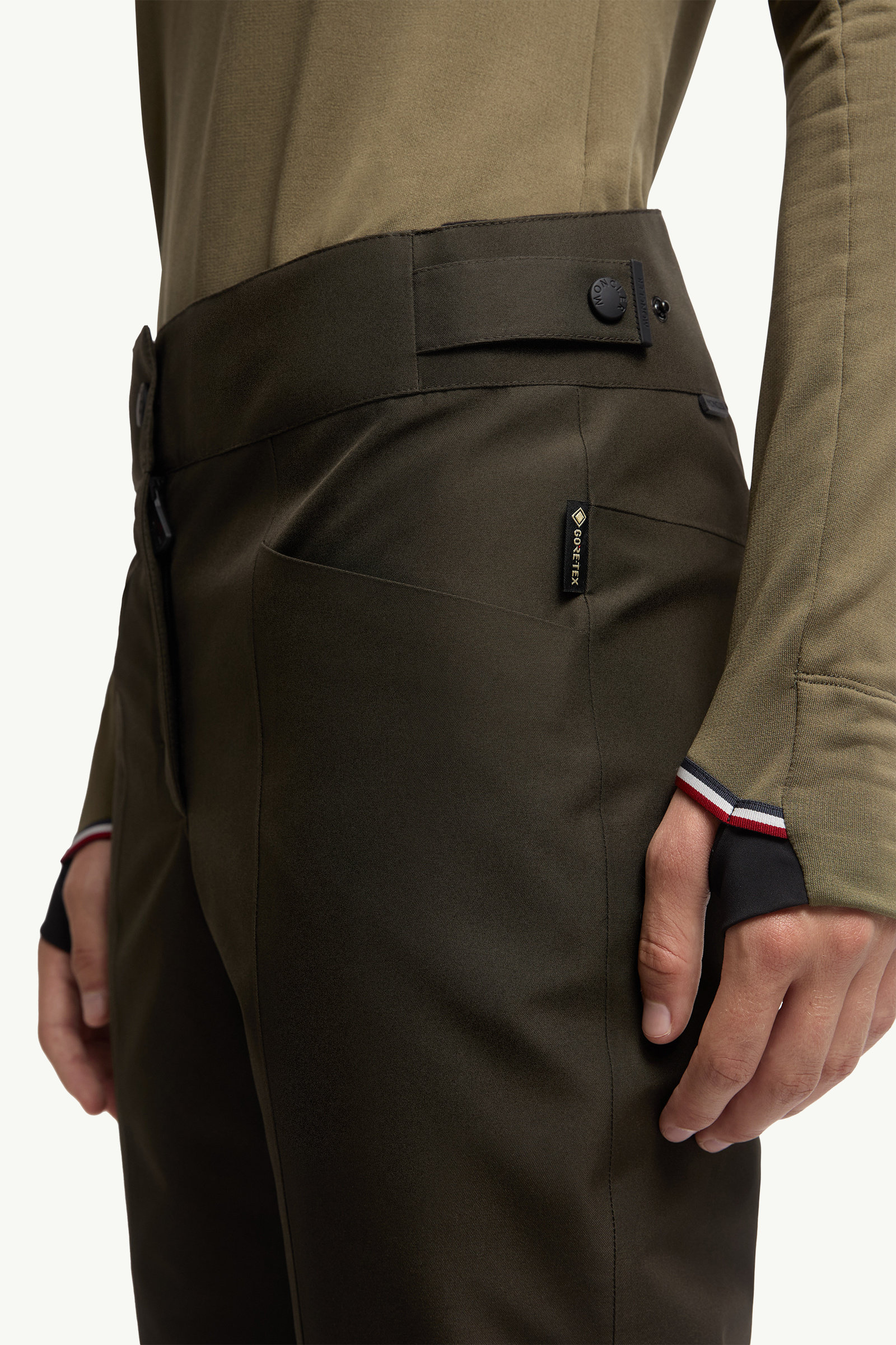 Pantalones de esquí GORE-TEX Mujer Verde Oscuro Moncler 6