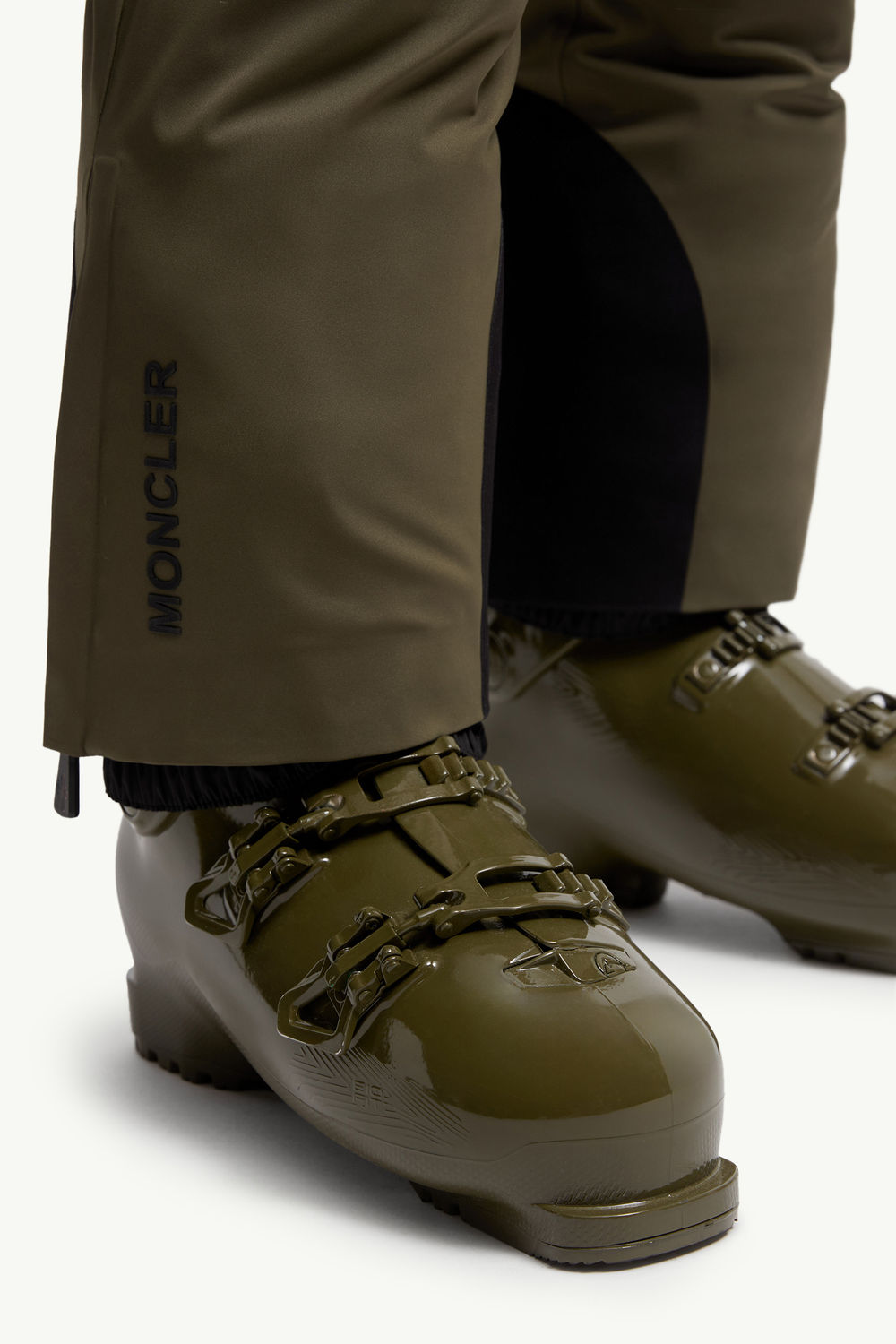 Padded Ski Trousers Women Olive Green Moncler 5