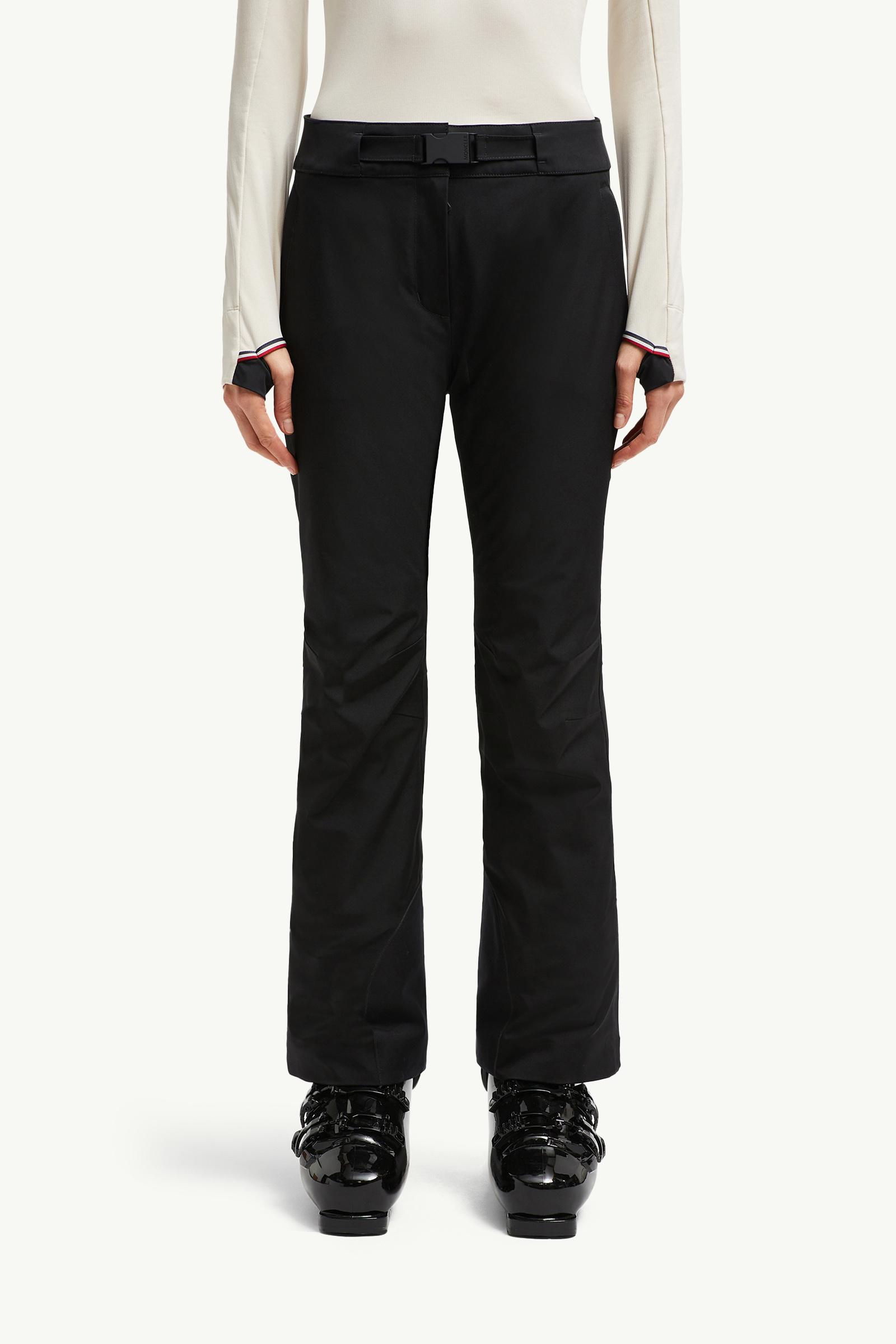 【極美品】 MONCLER モンクレール パンツ レディース チノパン 黒 ブラック Padded Ski Trousers : パンツ＆ショーツ 向けの レディース