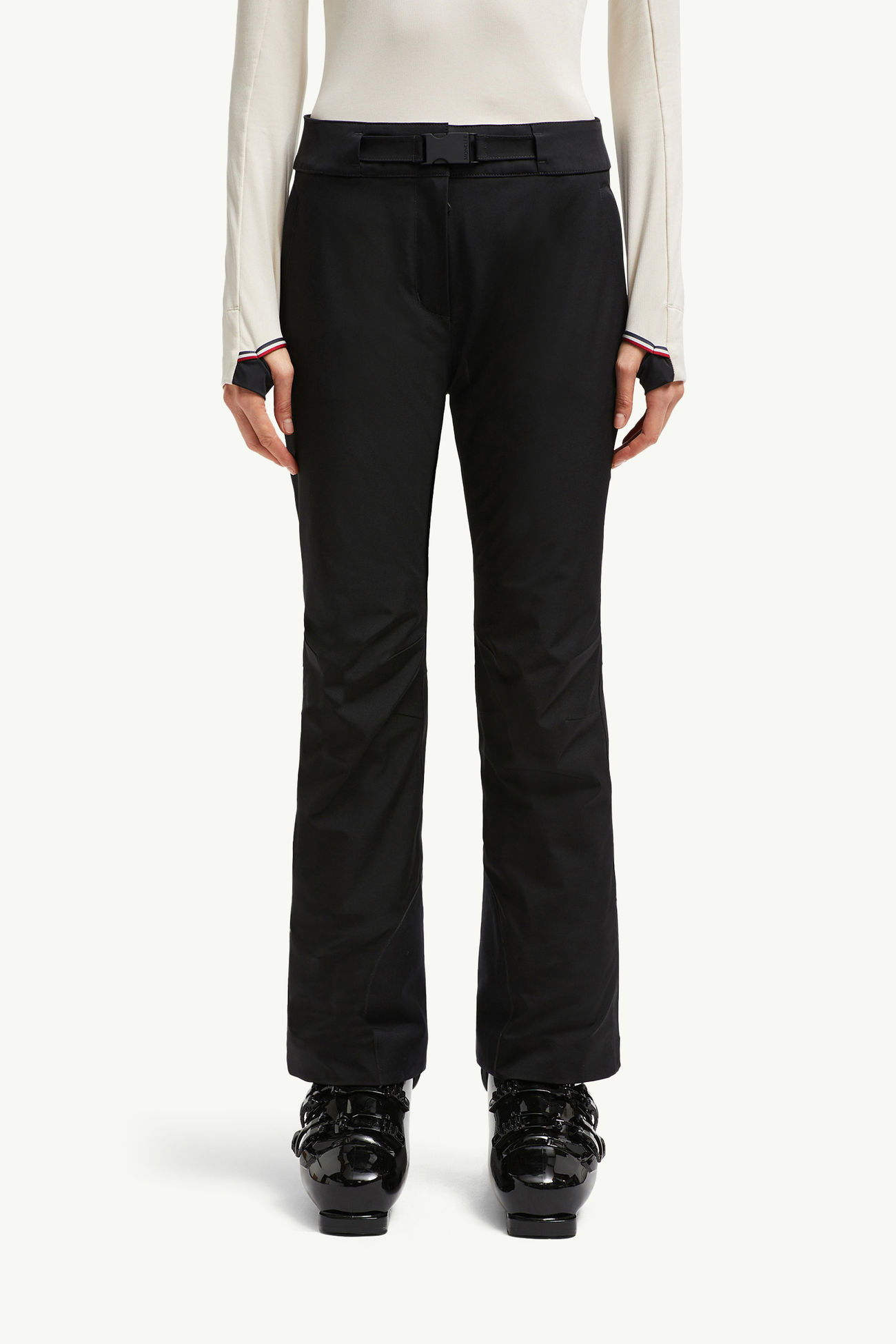 Wattierte Skihose Damen Schwarz Moncler 3