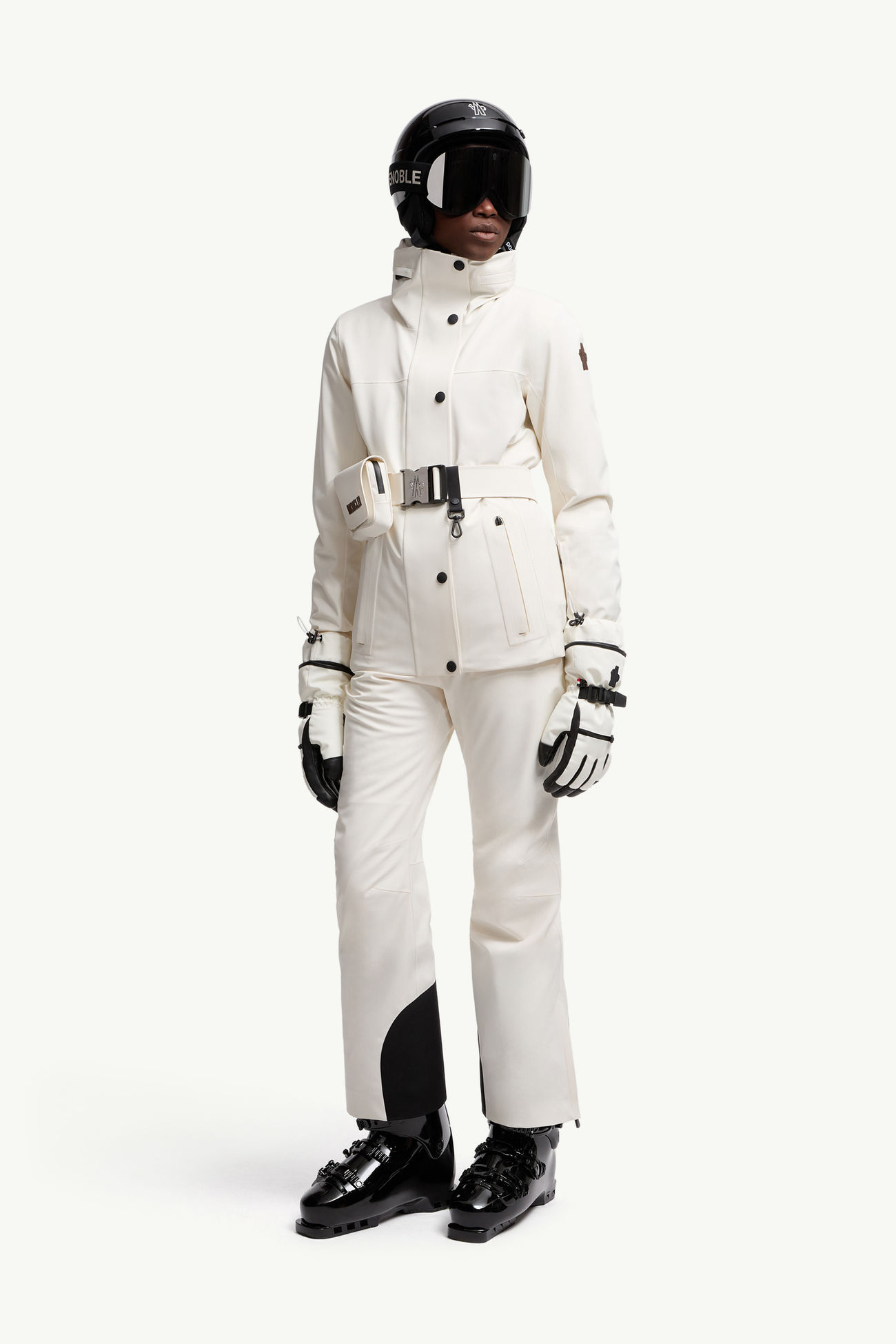 Padded Ski Pants Women White Moncler 0