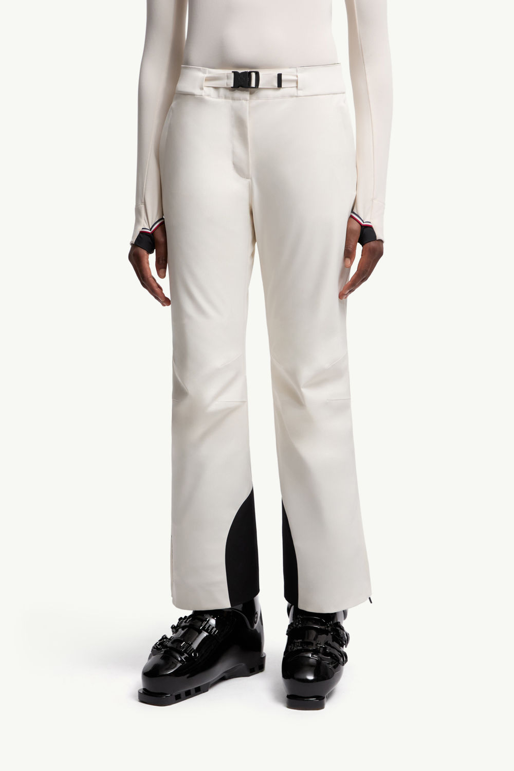 Padded Ski Trousers Women White Moncler 3