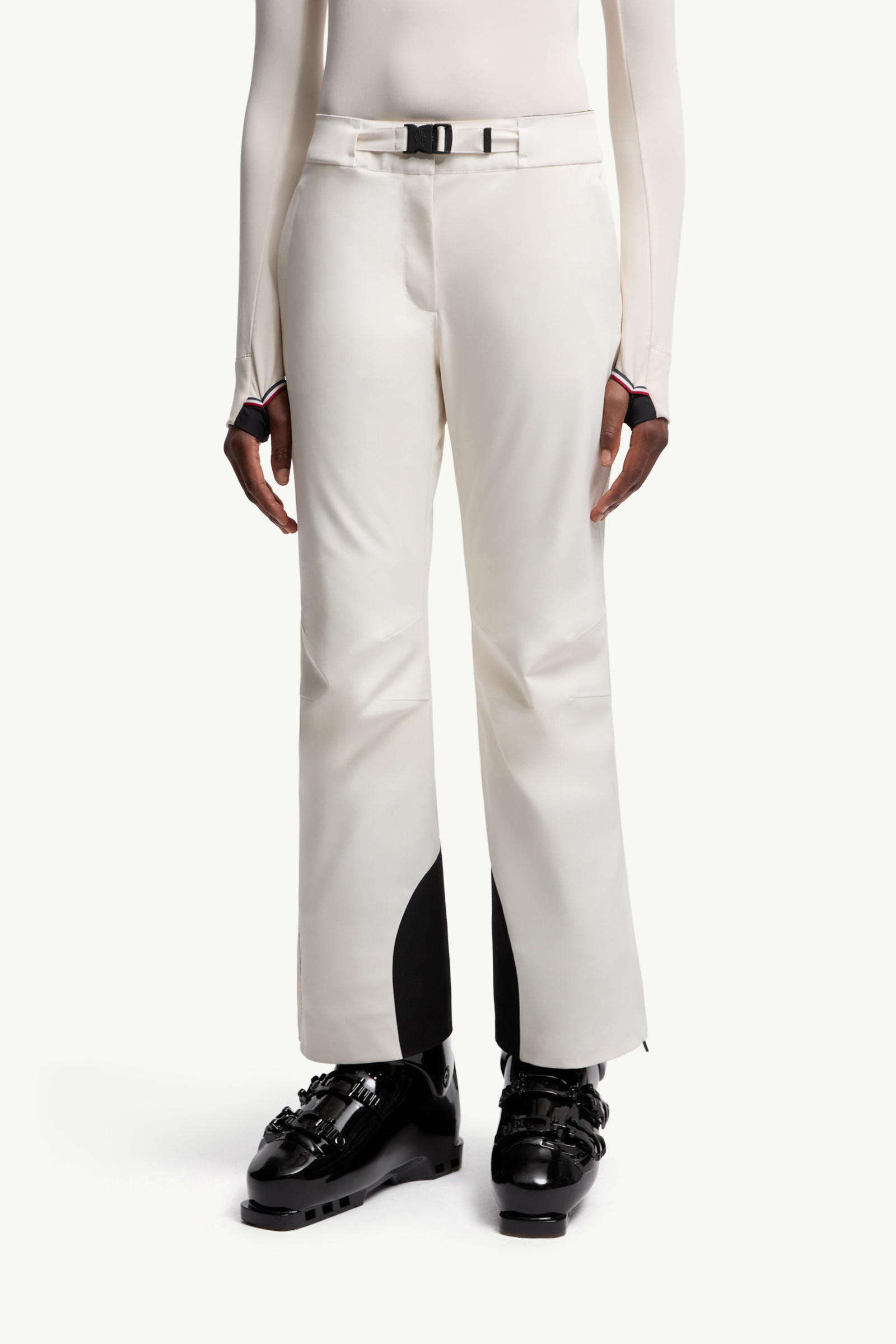 Padded Ski Trousers Women White Moncler 3