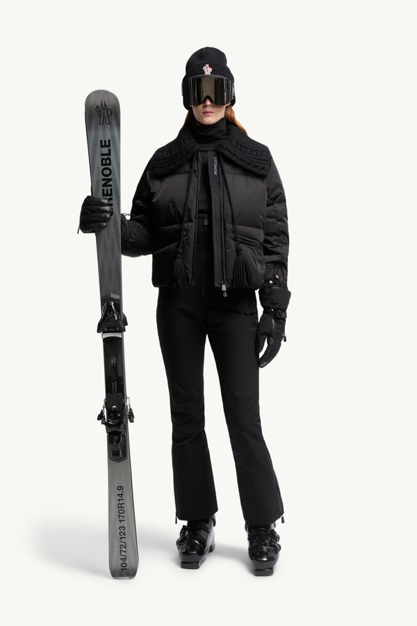Salopette da sci imbottita Donna Nero Moncler 0