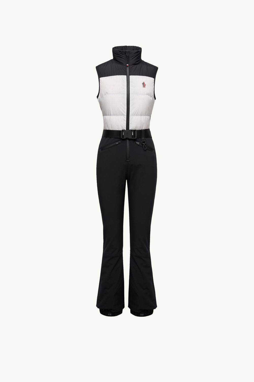 Down-Filled Ski Suit Women Black & White Moncler 2