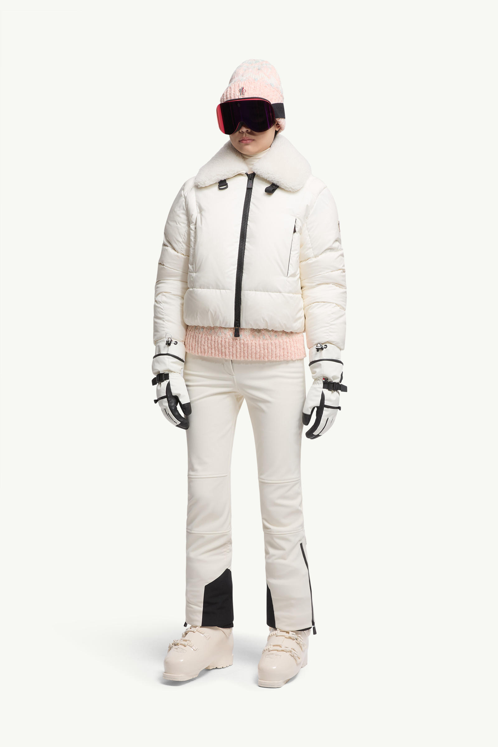 女士滑雪裤 女士 白色 Moncler 0