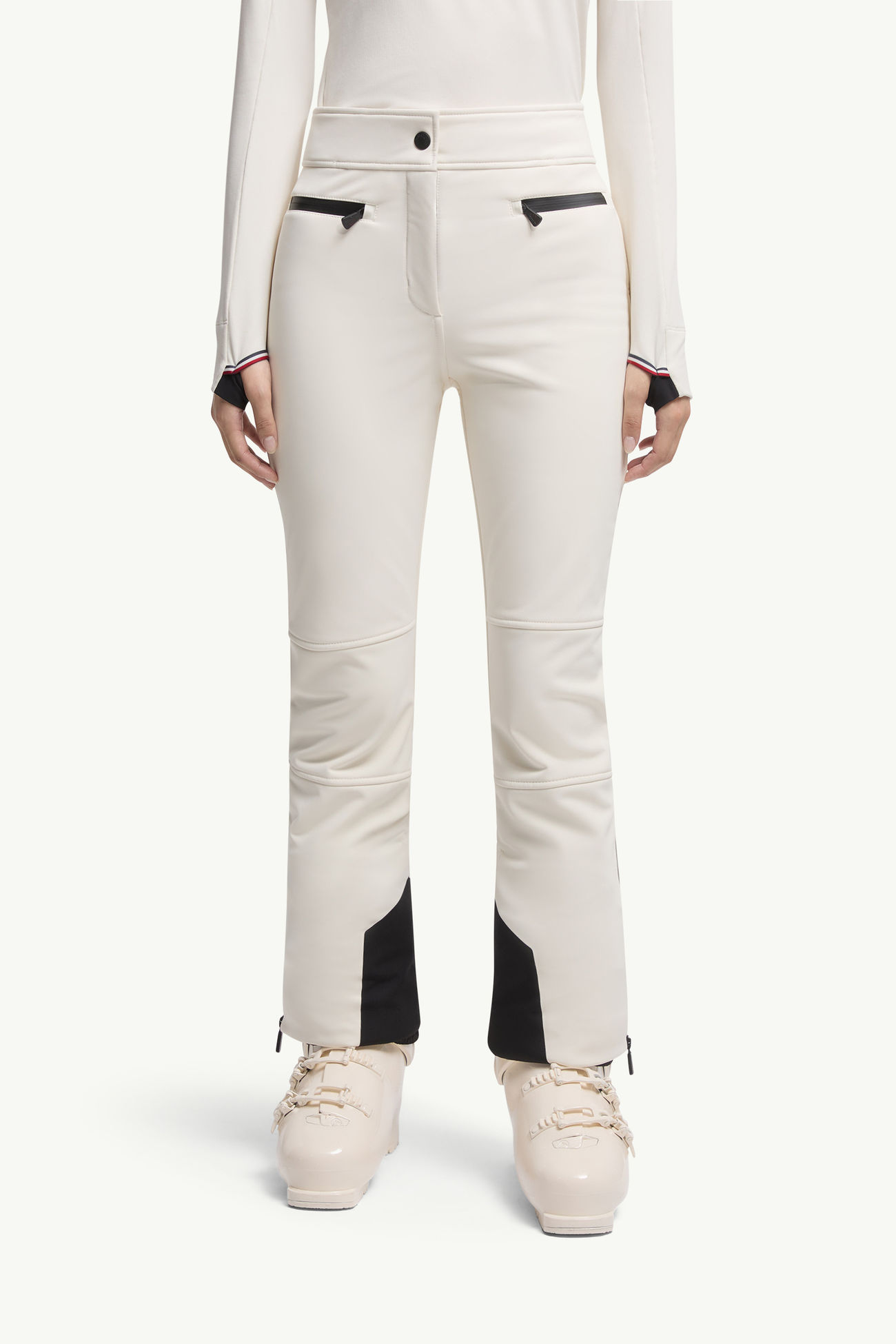 Ski Pants Women White Moncler 3